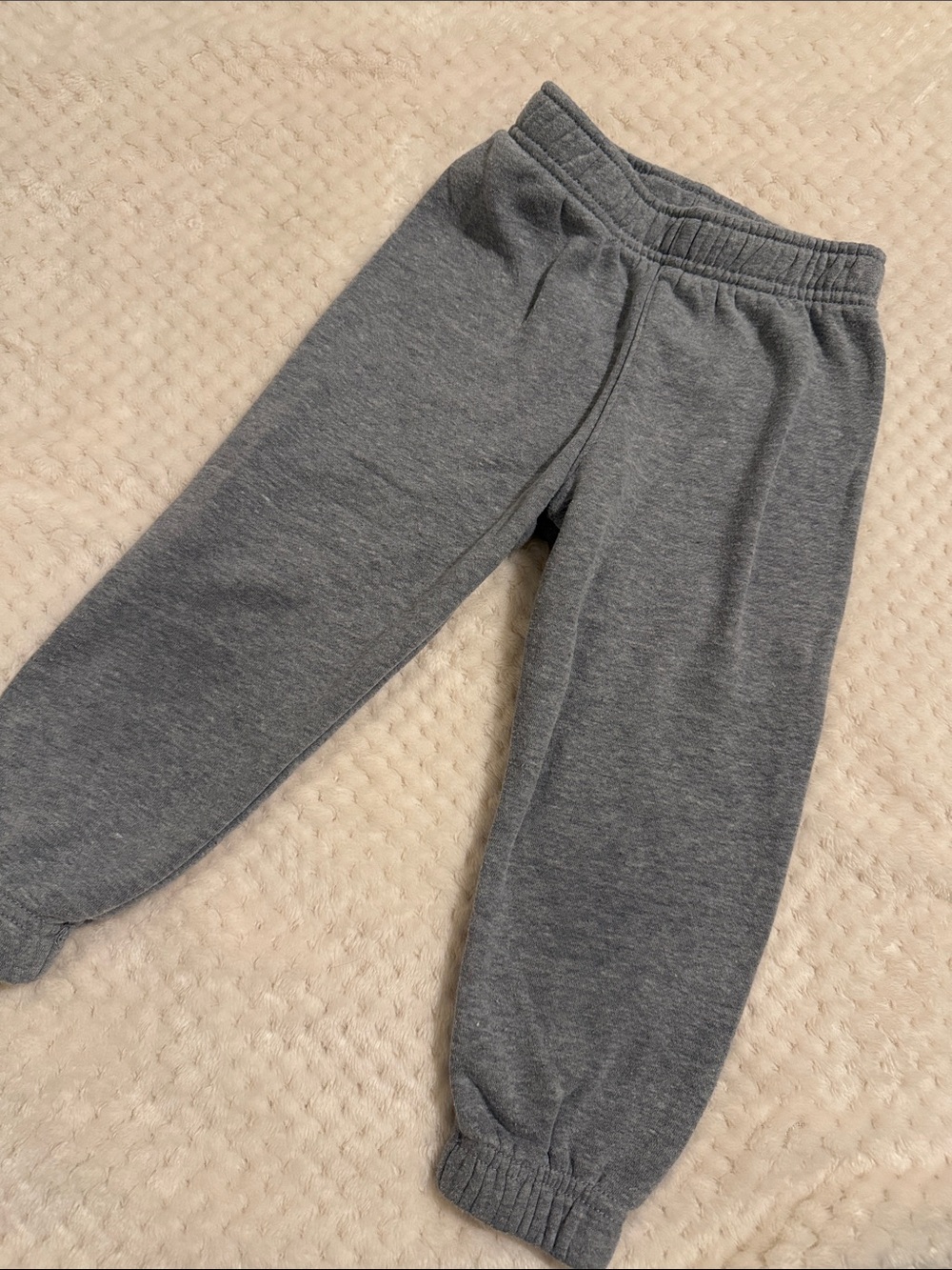 2T Gray Elastic Waist Sweatpants